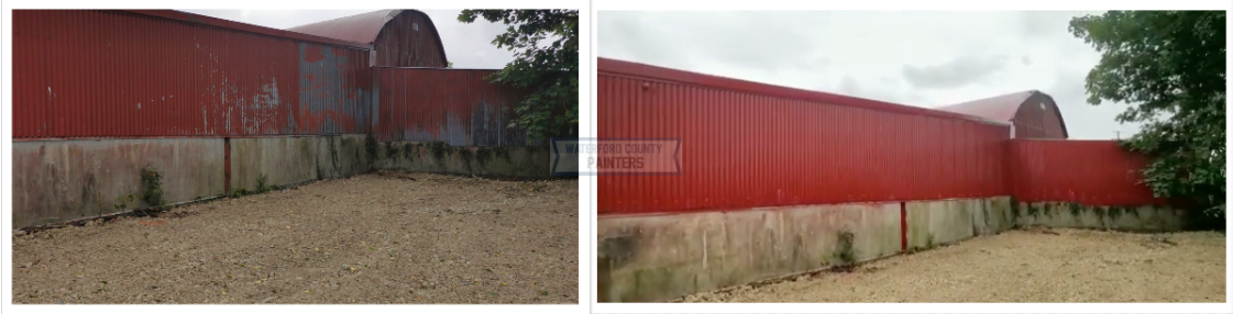 Before and After Farm Spray Painting Co. Wexford